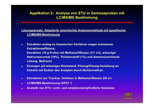 Bacher - LC/MS