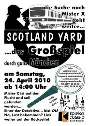 Flyer - Kolping in München