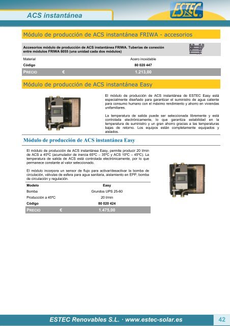 ESTEC Renovables SL - Ideonics Solar-Systems - MÃ³dulos ...