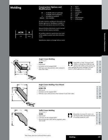 Kraftmaid 056 Molding - Roberts Company, Inc.