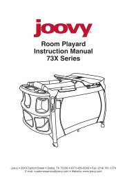 Room Playard Instruction Manual 73X Series - Joovy