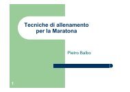 1 Tecniche di allenamento per la Maratona - Atletica Bassano ...