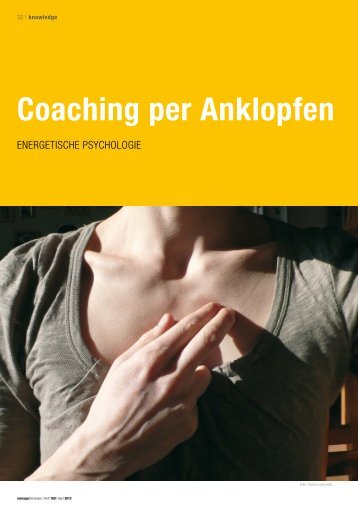 Coaching per Anklopfen - Dr. Michael Bohne