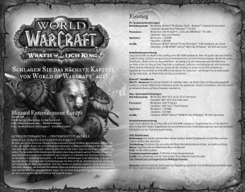 World of Warcraft: Wrath of the Lich King - Blizzard Entertainment