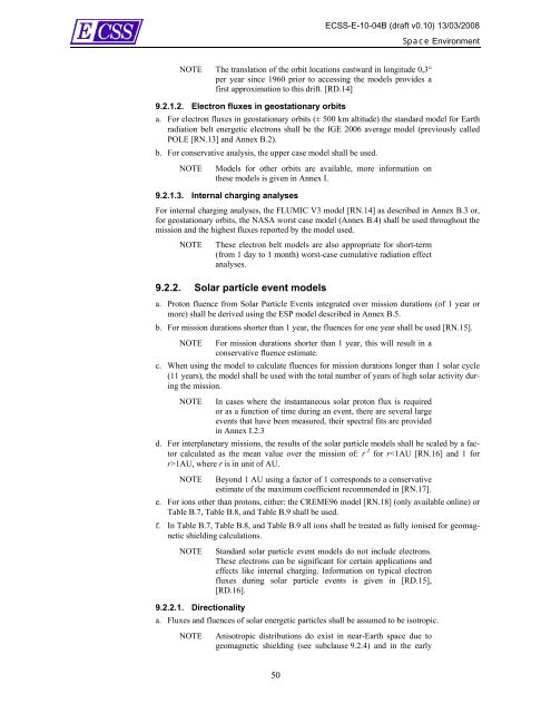 ECSS E 10-04 v0.10 - European Cooperation on Space Standardization ...