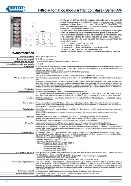 Condensadores y equipos para la correcciÃ³n del factor de potencia ...