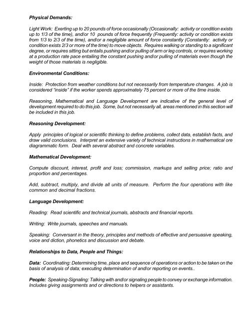 JOB DESCRIPTION Seasonal Golf Course ... - City of Sandusky