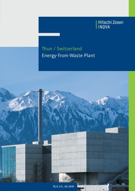 Thun / Switzerland Energy-from-Waste Plant - Hitachi Zosen Inova AG