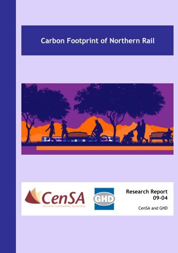 Carbon Footprint of Northern Rail - Centre for Sustainability ...