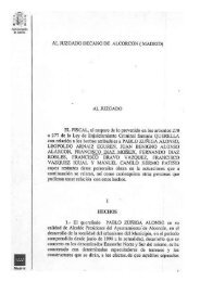 Querella Fiscalía de Madrid contra el ex Alcalde - Los Genoveses , SA