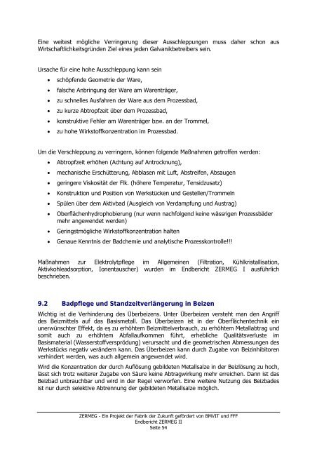 ZERMEG II â Zero emission retrofitting method ... - Fabrik der Zukunft