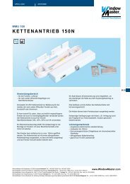 KettenAntrIeb 150n - WindowMaster