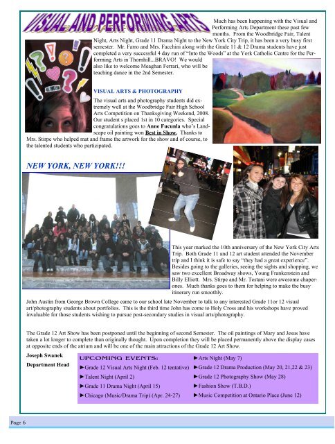 Newsletter February 2009.pub - Holy Cross Catholic Academy