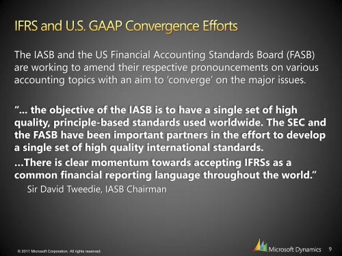 IFRS for Microsoft Dynamics AX - 6 Gen