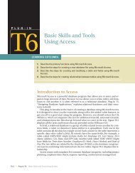 T6 Basic Skills and Tools Using Access - Computer and Information ...