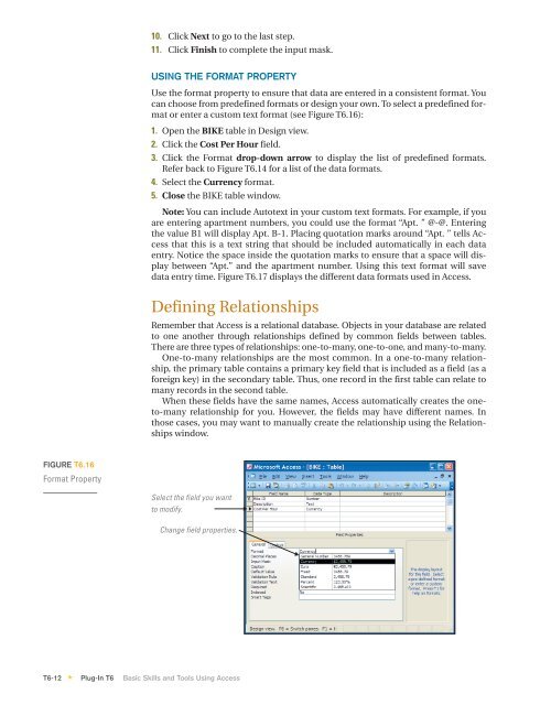 T6 Basic Skills and Tools Using Access - Computer and Information ...