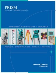 Product Catalog - PRISM-Surveying-Construction-Instruments