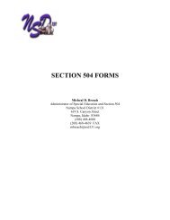 SECTION 504 FORMS - Nampa School District #131