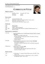 Lebenslauf Englisch Pdf Eta Umweltmanagement Gmbh
