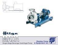 Hilge MAXA Single-Stage Heavy-Duty Beer and Beverage ...