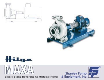 Hilge MAXA Single-Stage Heavy-Duty Beer and Beverage ...