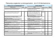 Riskanalys angÃƒÂ¥ende ny skolorganisation - ÃƒÂ¥k 4-5 till tÃƒÂ¤tortsskolorna