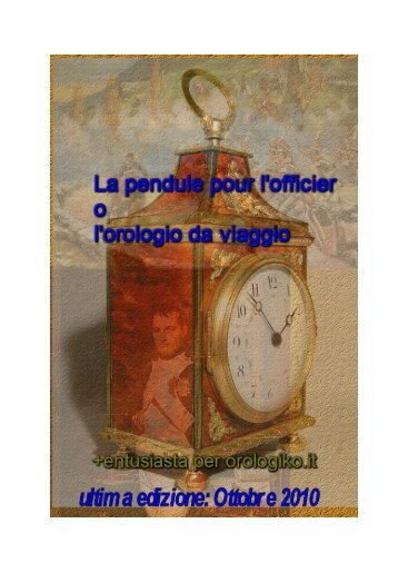 pendule pour l'officier - Orologiko.it