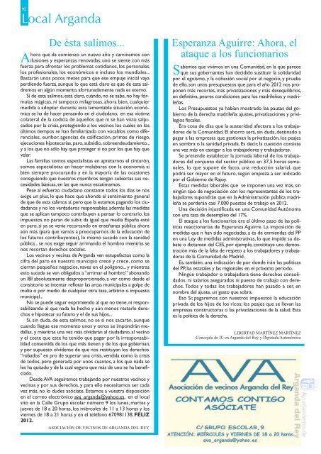 Revista  este de madrid (1991-2012) - Archivo de Arganda del Rey ...