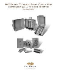 VoIP Digital Telephony Inside Copper Wire Termination ...