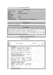 Populaciona dinamika - Prirodno-matematiÄki fakultet Banja Luka