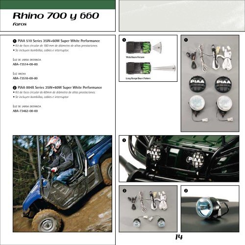 Rhino 2009 - Accesorios de moto y recambios Yamaha