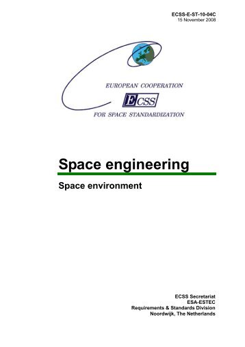 ECSS-E-ST-10-04C - Space engineering - SpaceWx