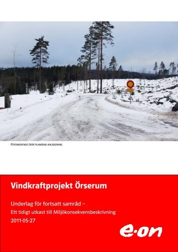 Vindkraftprojekt Ãrserum - E-on