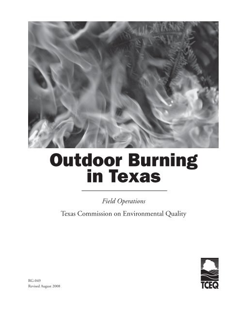 Outdoor Burning in Texas - Texas Municipal League