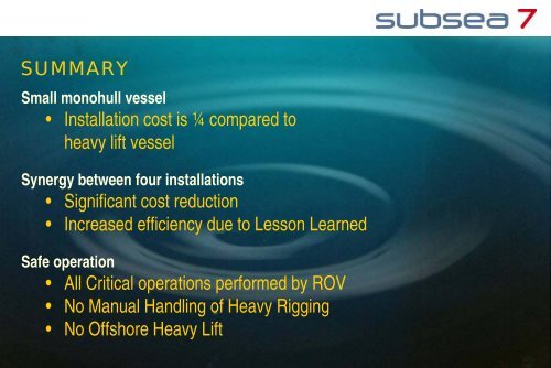 Wet Tow of Subsea Templates