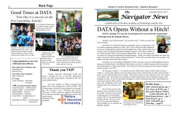 DATA Opens Without a Hitch! - Ventura Unified School District