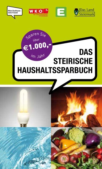 das steirische haushaltssparbuch - Wasserwirtschaft - Steiermark