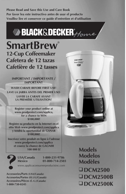 SmartBrew Black and Decker Appliances