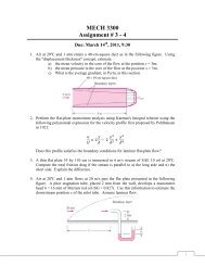 MECH 3300 Assignment # 3 - 4