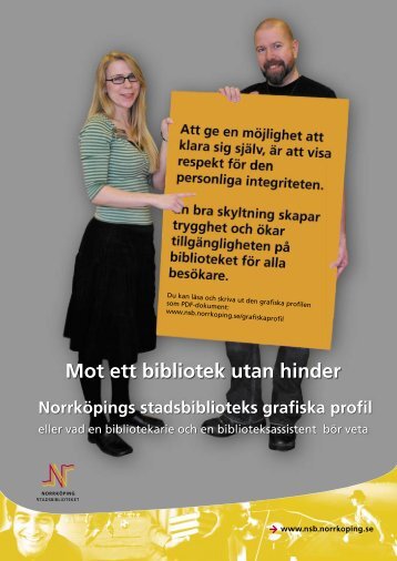 Norrköpings stadsbiblioteks grafiska profil - Blekinge museum
