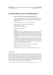 Canonical Melnikov theory for diffeomorphisms - MA1 - UPC