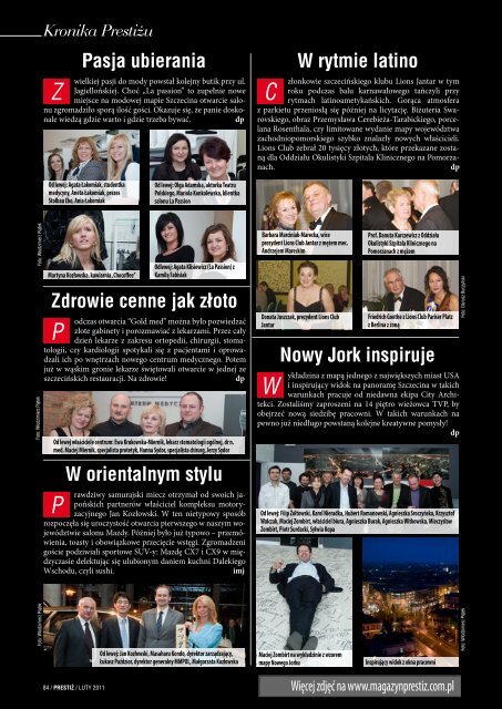 pobierz pdf - Prestiz Magazyn szczeciÅski