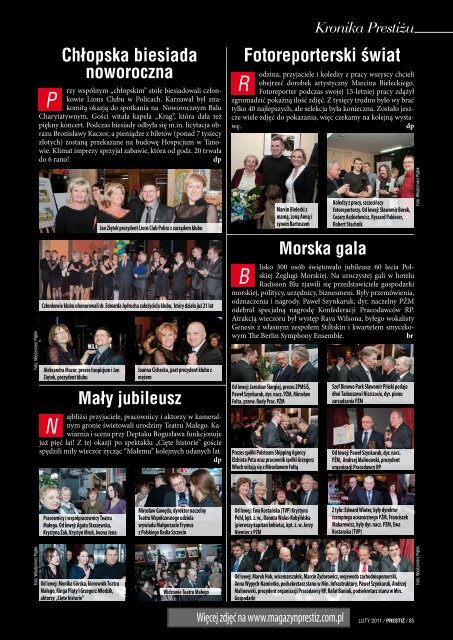 pobierz pdf - Prestiz Magazyn szczeciÅski