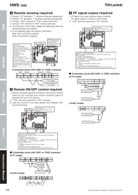 HWS Series - TDK-Lambda