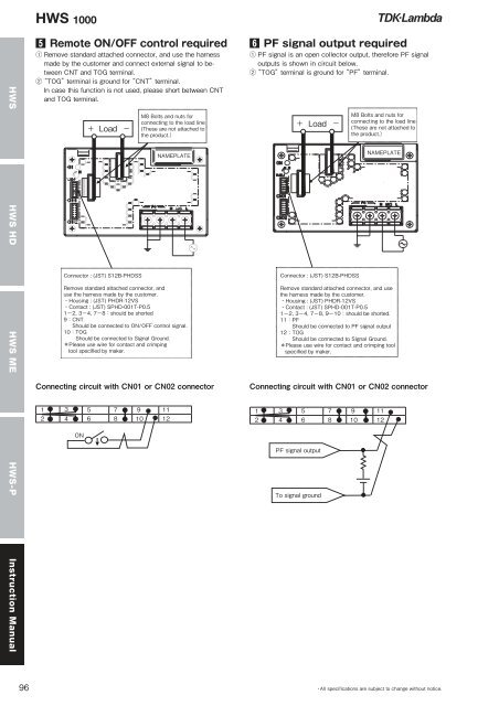 HWS Series - TDK-Lambda