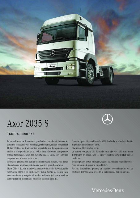 Axor 2035 S