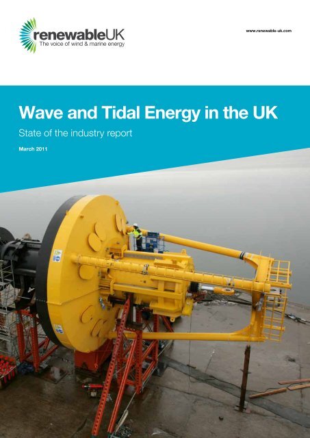 Wave and Tidal Energy in the UK - Marine Renewables Canada