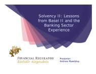 Solvency II Presentation - Andrew Mawdsley