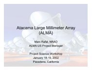 Atacama Large Millimeter Array (ALMA) - Project Science