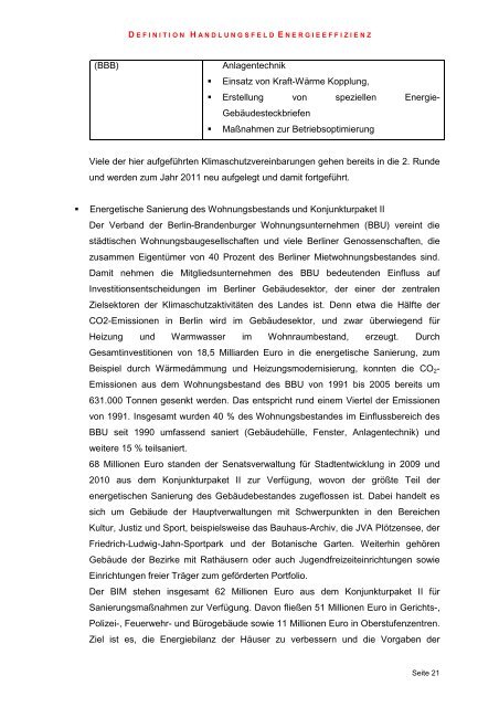 Energieeffizienz in Gebäuden und in Industrie und Gewerbe